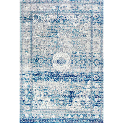 Nuloom Verona Persian Nve3109G Light Blue Area Rug