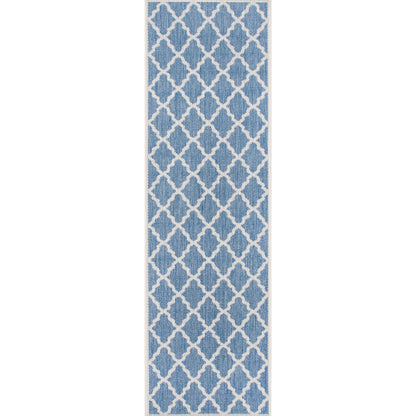 Nuloom Gina Moroccan Trellis Ngi2854A Blue Area Rug