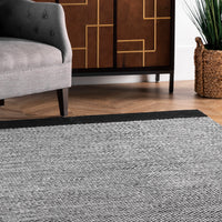 Nuloom Noura Simple Nno1974A Black Area Rug