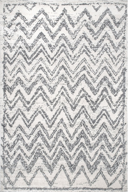 Nuloom Blair Fading Chevrons Nbl1753A Beige Area Rug