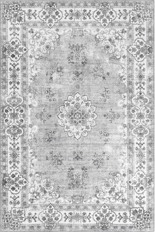 AreaRugs.com Wavaj Nwa1041B Gray Area Rug