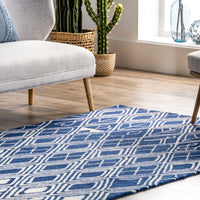 Nuloom Della Moroccan Nde2705A Blue Area Rug