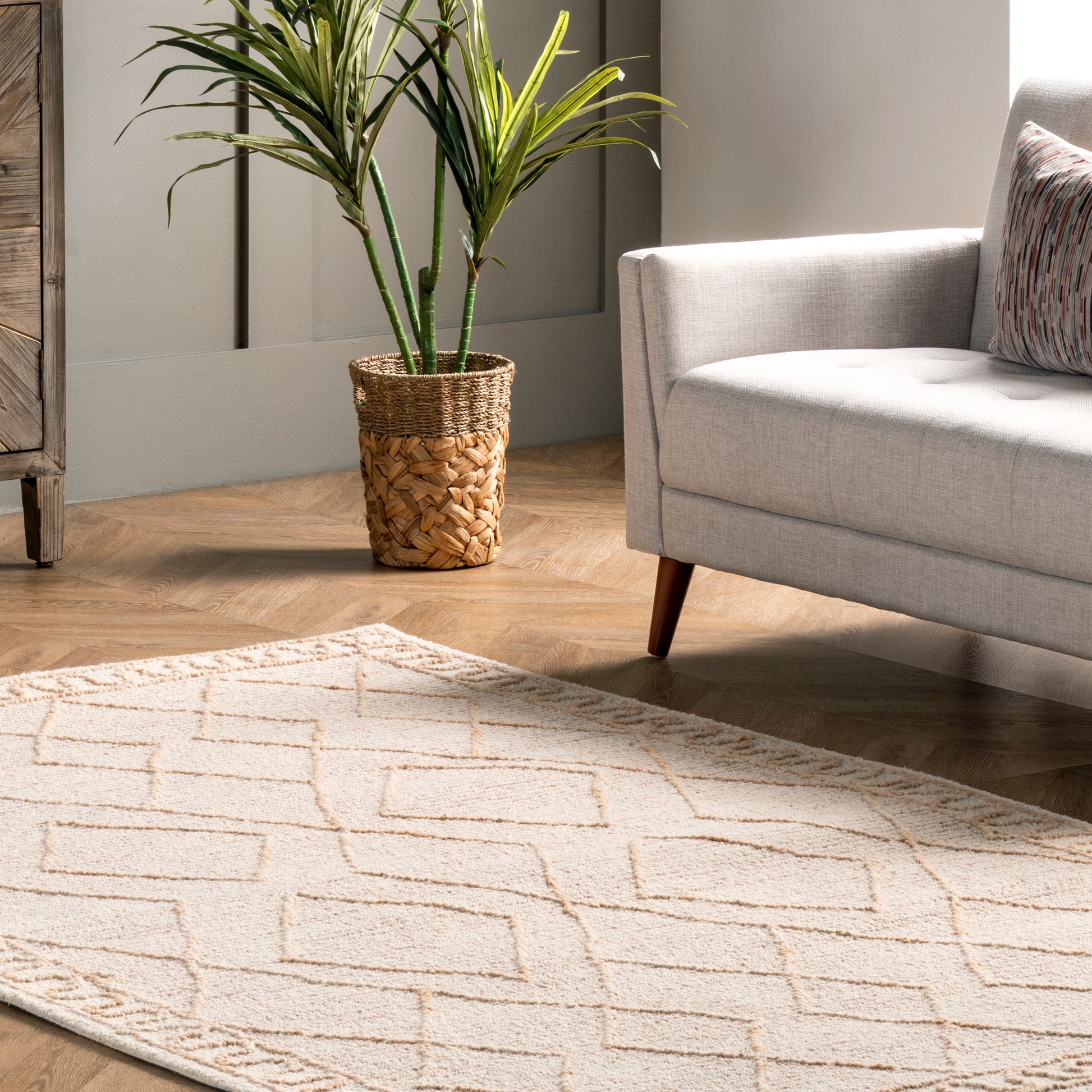 Nuloom Madison Moroccan Nma3560A Beige Area Rug