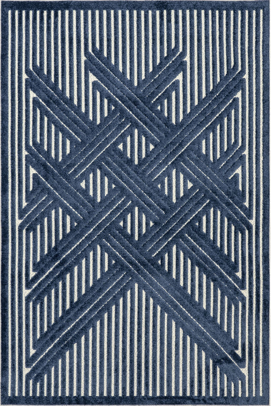 Nuloom Onita Transitional Non2367A Blue Area Rug