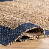 Nuloom Maisy And Border Nma2061B Navy Area Rug