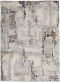 Nourison Elation Etn06 Grey Ivory Area Rug