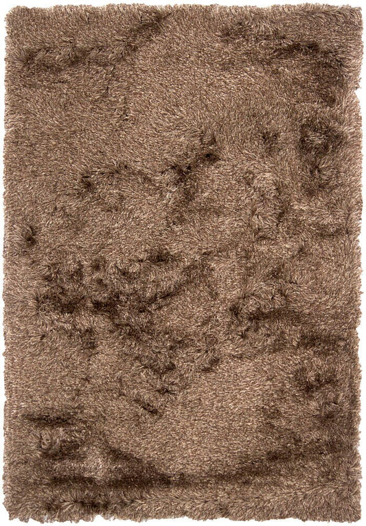Chandra Vani van13604 Brown Shag Area Rug