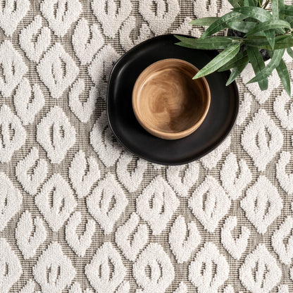 Nuloom Wendy Trellis Nwe3548A Gray Area Rug