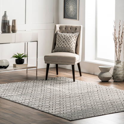 Nuloom Reeva Transitional Nre3244A Beige Area Rug