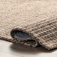 Nuloom Meredith Checkered Nme3317A Brown Area Rug