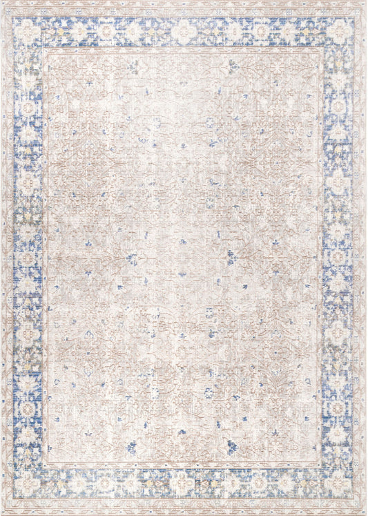 Nuloom Vintage Karla Nvi3044B Light Blue Area Rug