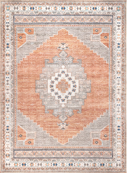 AreaRugs.com Wavaj Nwa1164A Rust Area Rug