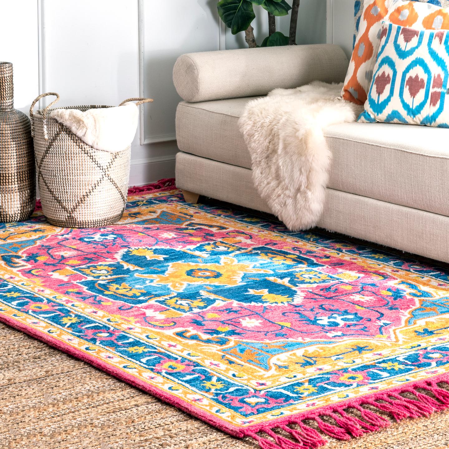 Nuloom Vintage Ceridwen Nvi3275A Pink Area Rug