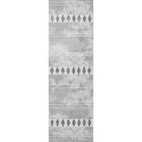 Nuloom Harper Faded Tribal Nha1708B Gray Area Rug