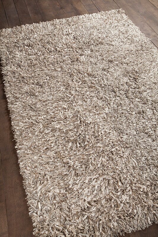 Chandra Vega Veg40501 Silver Shag Area Rug