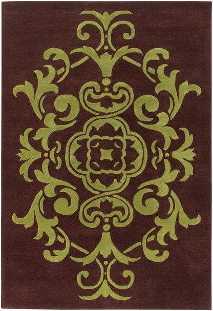 Chandra Venetian ven-6003 Burgundy Area Rug