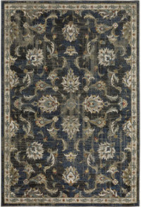 Oriental Weavers Sphinx Venice 4333B Charcoal/ Blue Area Rug