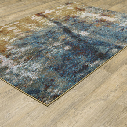 Oriental Weavers Sphinx Venice 8123X Blue/ Gold Area Rug