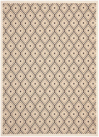 Safavieh Veranda Ver003-0212 Cream / Chocolate Geometric Area Rug