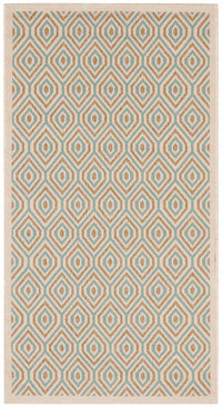 Safavieh Veranda Ver003-0213 Cream / Aqua Geometric Area Rug