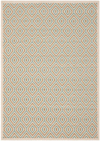 Safavieh Veranda Ver003-0213 Cream / Aqua Geometric Area Rug