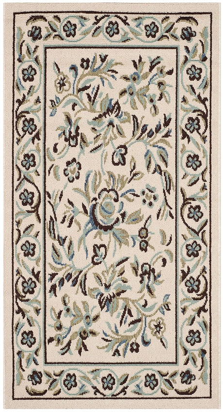 Safavieh Veranda Ver011-0614 Cream / Green Rugs.