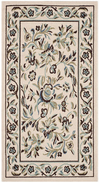 Safavieh Veranda Ver011-0614 Cream / Green Floral / Country Area Rug