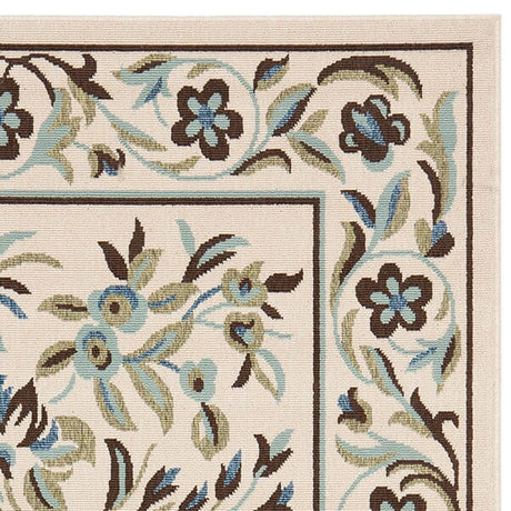 Safavieh Veranda Ver011-0614 Cream / Green Rugs.