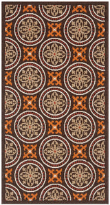 Safavieh Veranda Ver030-0325 Chocolate / Terracotta Rugs.