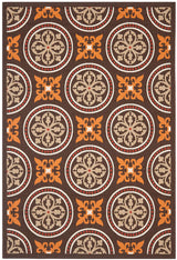 Safavieh Veranda Ver030-0325 Chocolate / Terracotta Rugs.