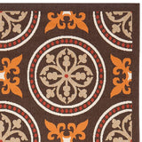 Safavieh Veranda Ver030-0325 Chocolate / Terracotta Rugs.