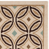 Safavieh Veranda Ver047-0212 Cream / Chocolate Rugs.