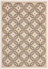 Safavieh Veranda Ver047-0212 Cream / Chocolate Rugs.
