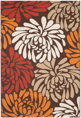 Safavieh Veranda Ver049-0325 Chocolate / Terracotta Rugs.