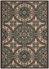 Safavieh Veranda Ver055-0621 Chocolate / Cream Rugs.