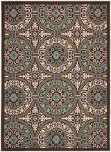 Safavieh Veranda Ver055-0621 Chocolate / Cream Rugs.