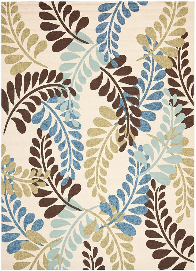 Safavieh Veranda Ver056-0613 Cream / Aqua Rugs.