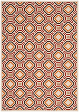 Safavieh Veranda Ver089-0313 Creme / Red Rugs.