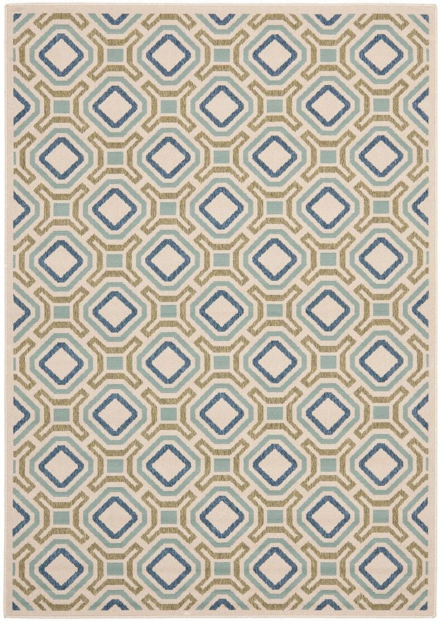 Safavieh Veranda Ver089-0614 Cream / Green Rugs.