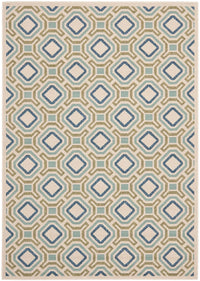 Safavieh Veranda Ver089-0614 Cream / Green Damask Area Rug