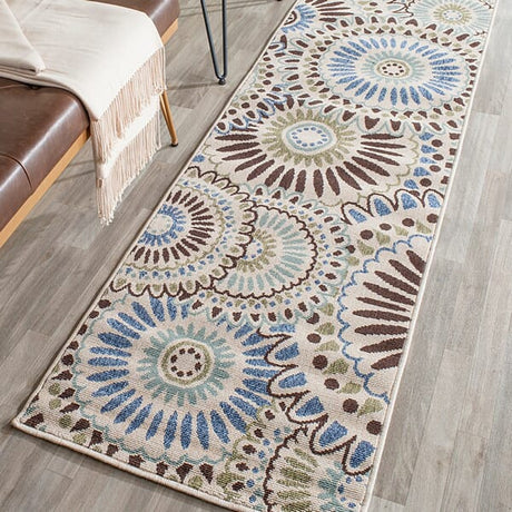 Safavieh Veranda Ver091-0612 Cream / Blue Rugs.