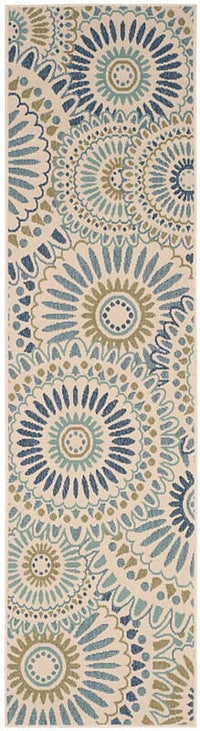 Safavieh Veranda Ver091-0614 Cream / Green Geometric Area Rug