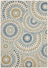 Safavieh Veranda Ver091-0614 Cream / Green Rugs.