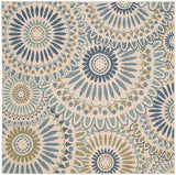 Safavieh Veranda Ver091-0614 Cream / Green Rugs.
