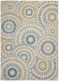 Safavieh Veranda Ver091-0614 Cream / Green Geometric Area Rug