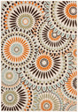 Safavieh Veranda Ver091-0712 Cream / Chocolate Rugs.