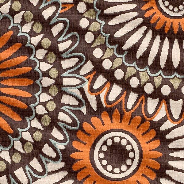 Safavieh Veranda Ver091-0725 Chocolate / Terracotta Rugs.