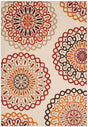 Safavieh Veranda Ver092-0313 Creme / Red Rugs.