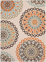 Safavieh Veranda Ver092-0715 Cream / Terracotta Rugs.