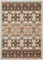 Safavieh Veranda Ver093-0212 Cream / Chocolate Rugs.